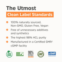 Load image into Gallery viewer, Clean Label Berberine® - Ultra Pure 98% Berberine HCl - No Magnesium Stearate, Methylcellulose, or Maltodextrin - 90 Capsules